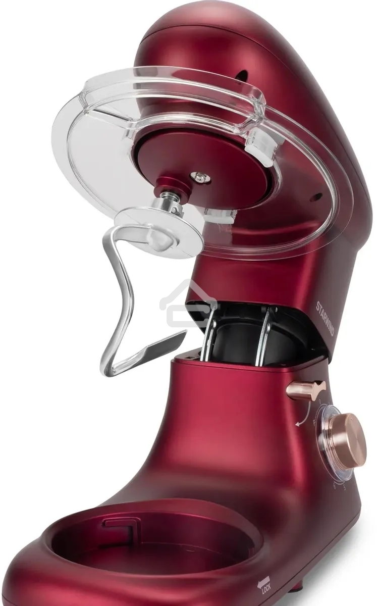 Миксер планетарный Starwind SPM7170 1600 Вт, гранатовый