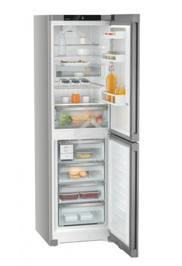 Холодильник Liebherr CNSFC 573I-22 001 серебристый двухкамерный 225/123л морозилка снизу