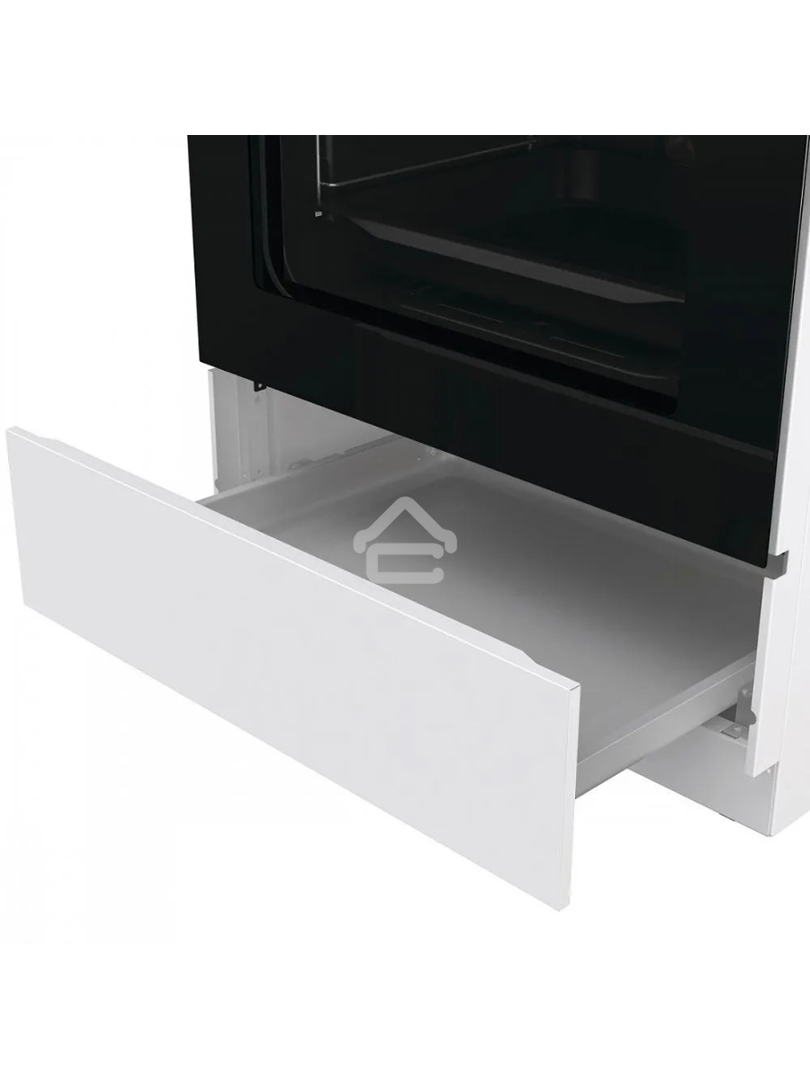 Плита газовая Gorenje GG6A11WF белый, конфорок 4 газовых, духовка 72 л, 60 см x 85 см x 60 см