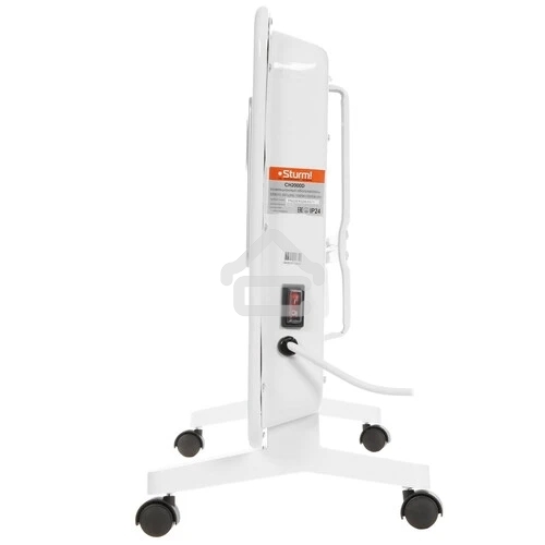 Конвектор электрический Sturm! CH2000D, белый, 2000 Вт, 25 м2, дисплей, электронный термостат