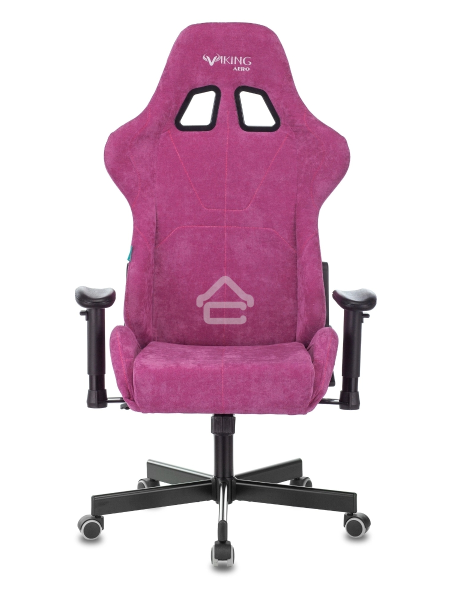 Кресло игровое Бюрократ VIKING KNIGHT LT15 FABRIC малиновый крестовина металл/пластик