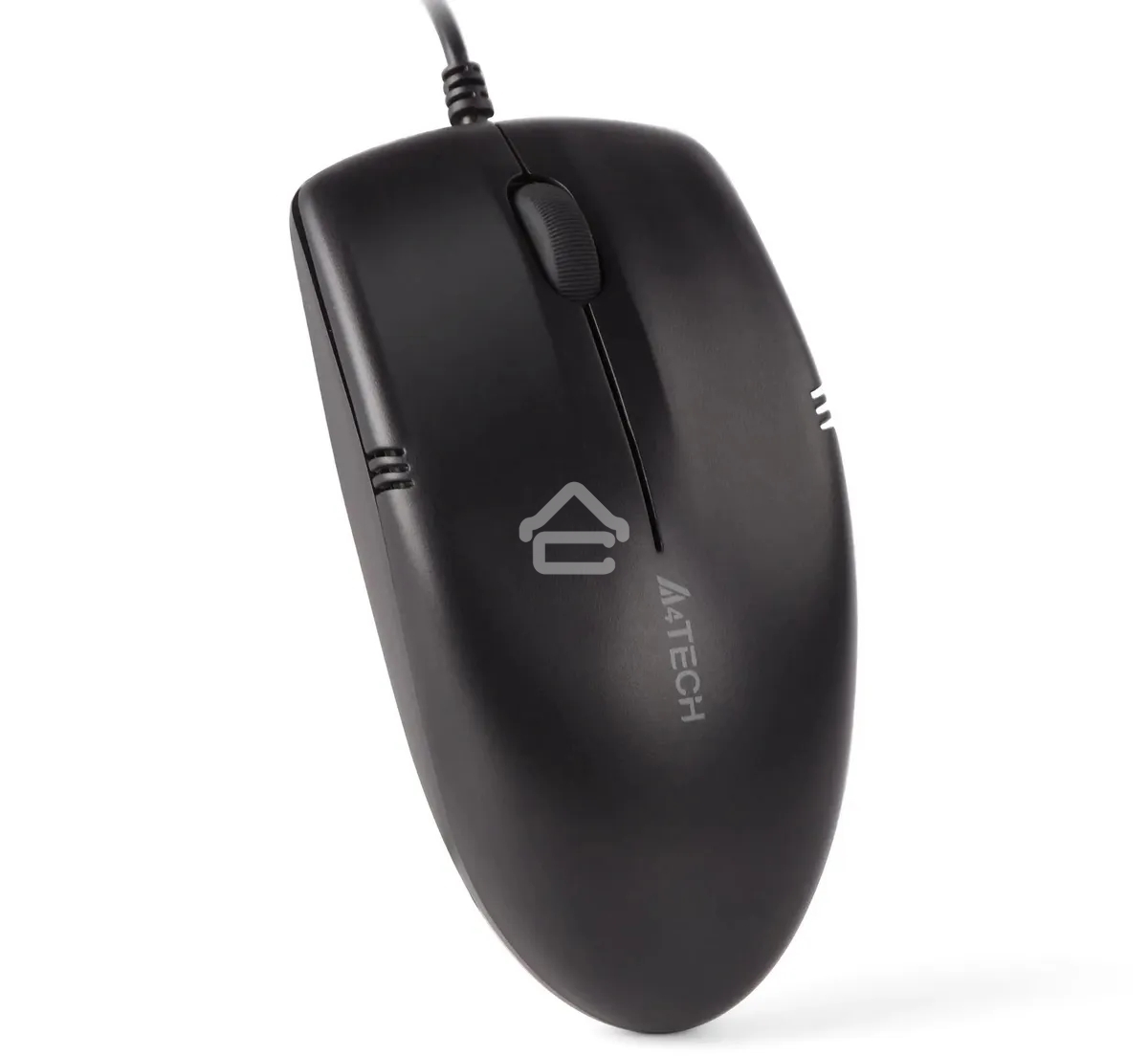 Мышь проводная A4Tech OP-530NUS черный, 1200 dpi, USB, кнопки - 3