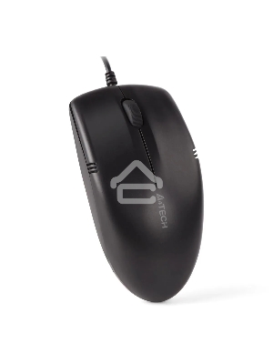 Мышь проводная A4Tech OP-530NUS черный, 1200 dpi, USB, кнопки - 3