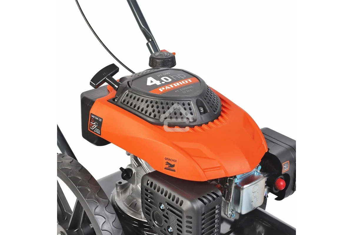 Газонокосилка бензиновая PATRIOT PT 595, 173сс, 4 л.с., 56 см, метал. дека