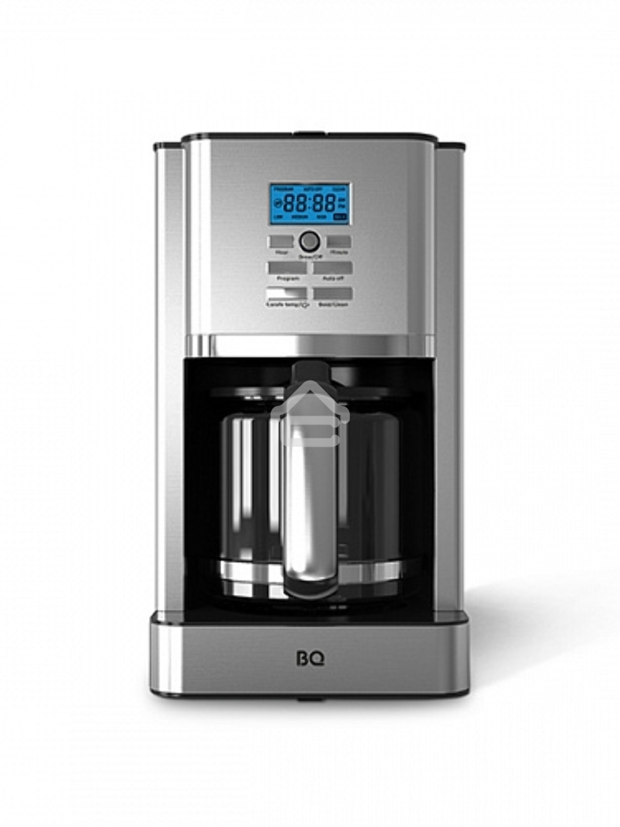 Кофеварка капельная BQ CM1004 серебристый/черный, исп. кофе - молотый, 1.8 л, 1000 Вт.