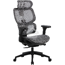 Кресло компьютерное Cactus CS-MC555-GY черный/серый, сетка