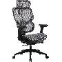 Кресло компьютерное Cactus CS-MC555-GY черный/серый, сетка