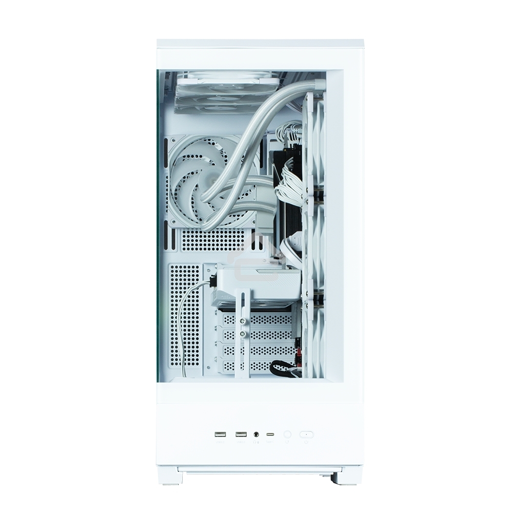 Компьютерный корпус ZALMAN P50 DS, ATX, WHITE, WINDOW, 2x3.5