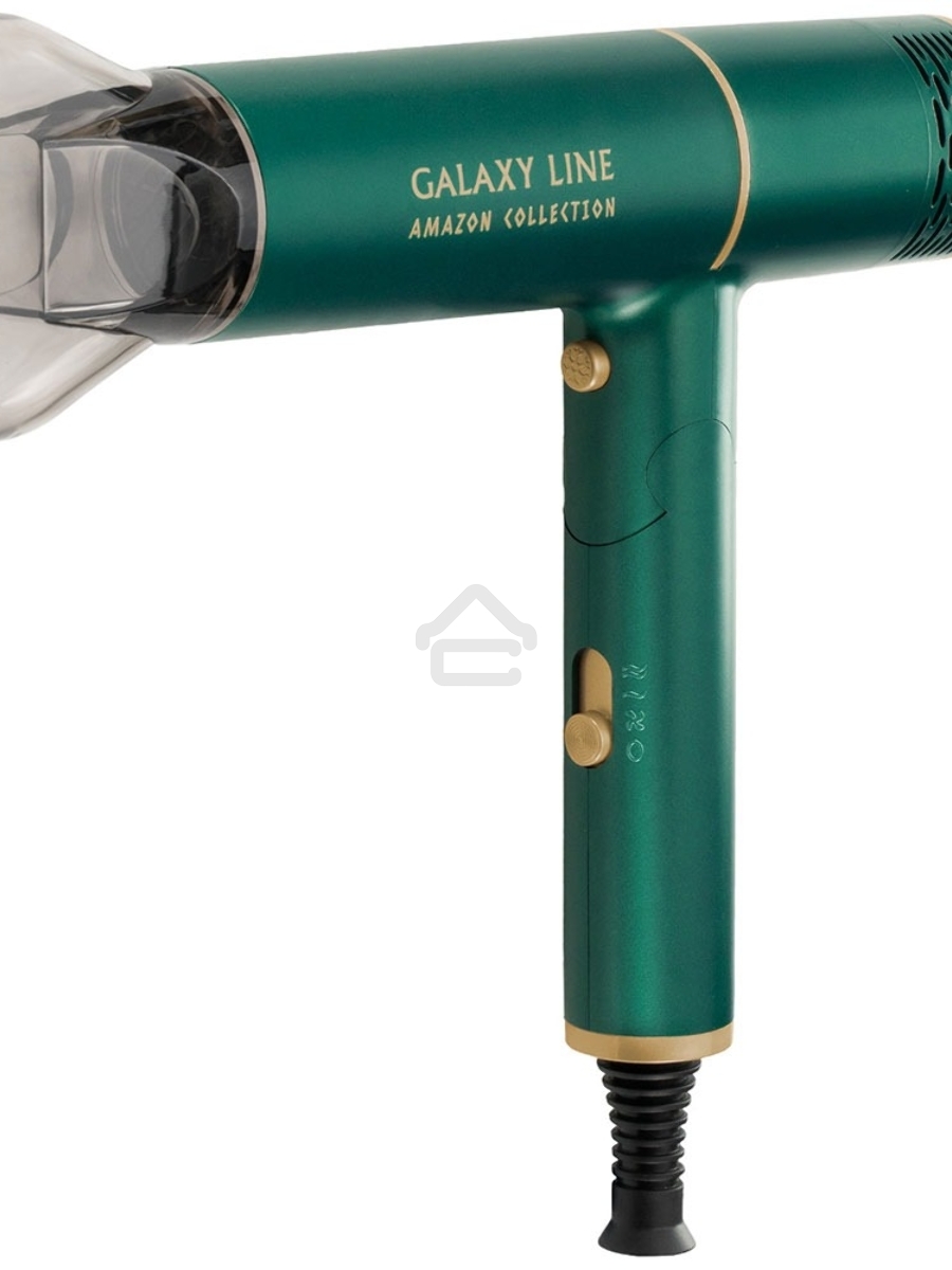 Фен для волос Galaxy Line GL 4360, амазонка, 1600 Вт, зеленый
