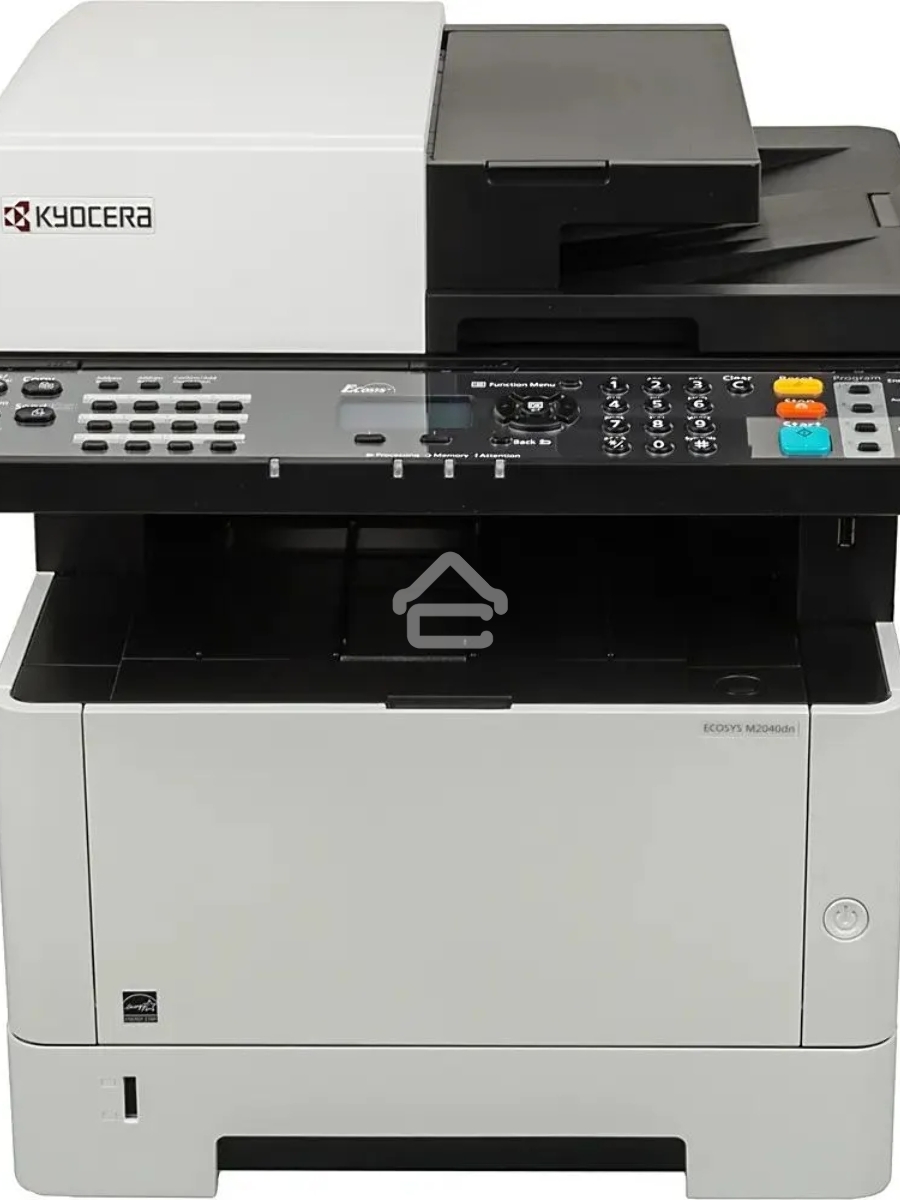 МФУ лазерный Kyocera Ecosys M2040dn (Азия) (1102S33AX0), A4, ч/б, печ. до 40 стр/мин., скан. до 40 стр/мин. (ч/б) 23 стр/мин. (цвет), 1200 x 1200 dpi (печать) 600x600dpi (скан.), USB, RJ-45 (старт.картр. TK-1178)