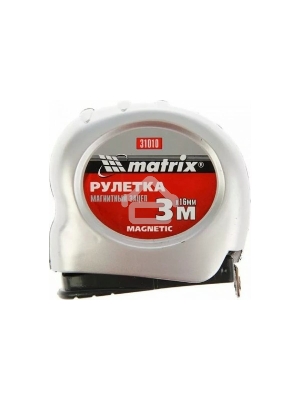 Рулетка MATRIX 31010  magnetic 3мх16мм магнитный зацеп