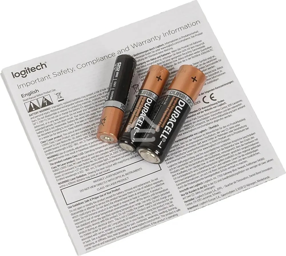 Комплект клавиатура + мышь Logitech MK235 клав:черный мышь:черный USB беспроводная