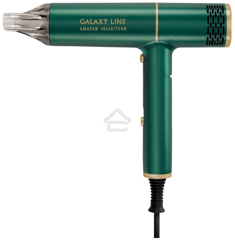 Фен для волос Galaxy Line GL 4360, амазонка, 1600 Вт, зеленый
