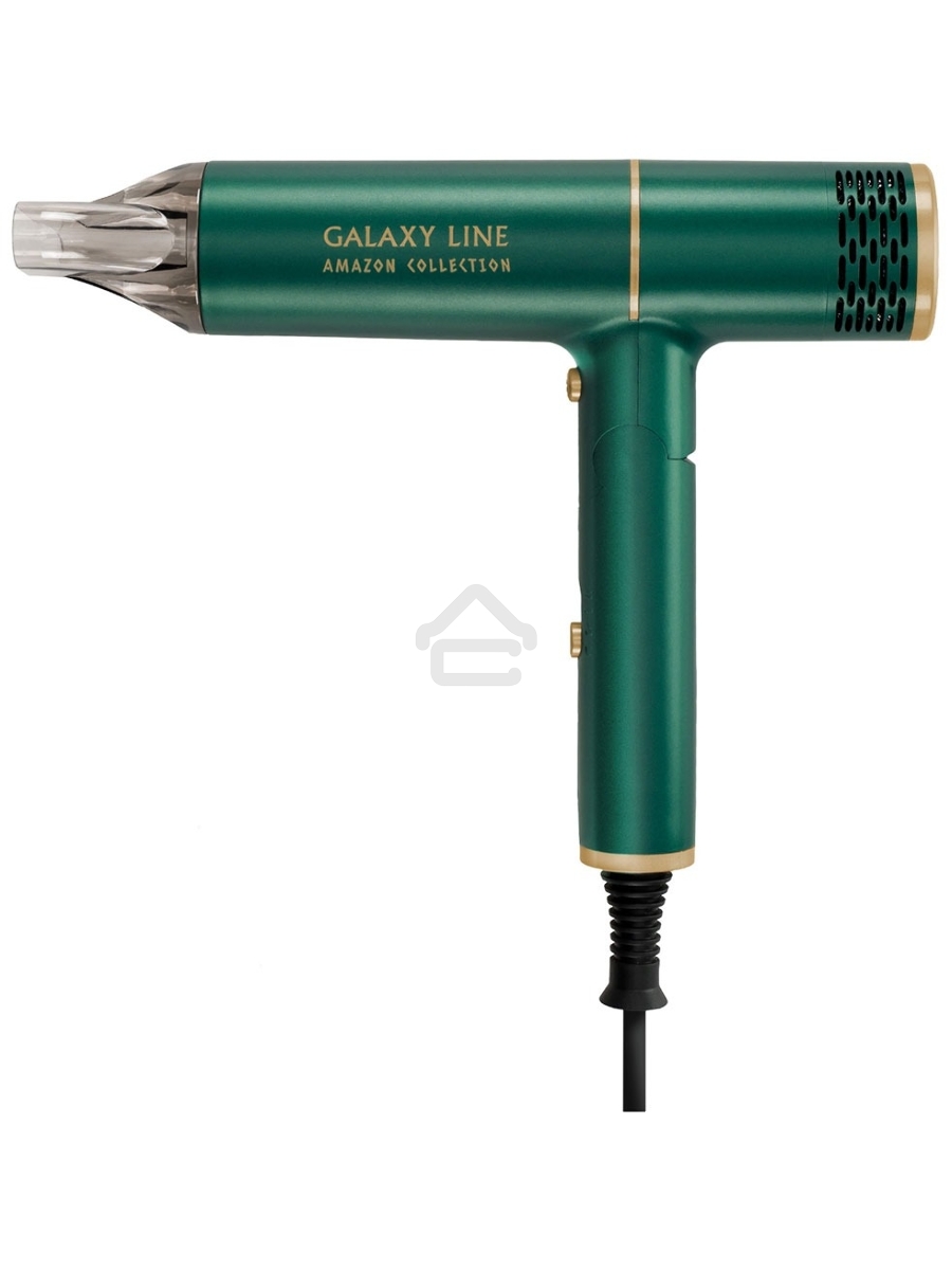 Фен для волос Galaxy Line GL 4360, амазонка, 1600 Вт, зеленый