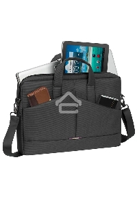 Сумка для ноутбука 15,6” Riva Case 8731 серый, полиэстер