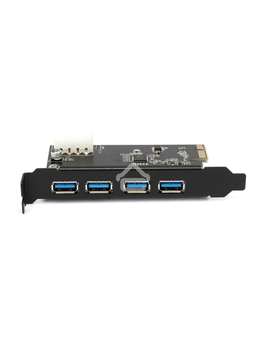 Контроллер USB 3.0 Gembird SPCR-04 в разъем PCI-e, 4xUSB-A