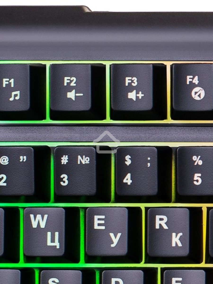 Клавиатура Oklick 717G проводная, USB, черный/серый