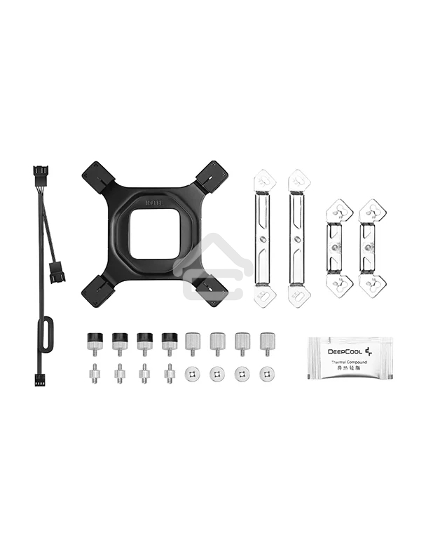 Кулер для процессора DEEPCOOL AG620 черный, 120 мм, алюминий/медь, 1850 об/мин, 29.4 дБ, 4 pin, 260 Вт, 157 мм