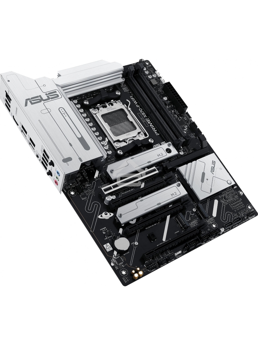 Материнская плата ASUS PRIME X870-P WIFI, AM5, AMD X870, 4xDDR5, 2xSATA, 4xM.2, 1xPCI-E 5.0 x16, 2xPCI-E 4.0 x1, 1xHDMI, 2xUSB-C, 1x 2.5Gb LAN, 4xUSB-A 3.2 Gen 1, 1xUSB-A 3.2 Gen 2, 4xUSB-A 2.0, 3x3.5 мм, 7.1, 1xWi-Fi 7, ATX