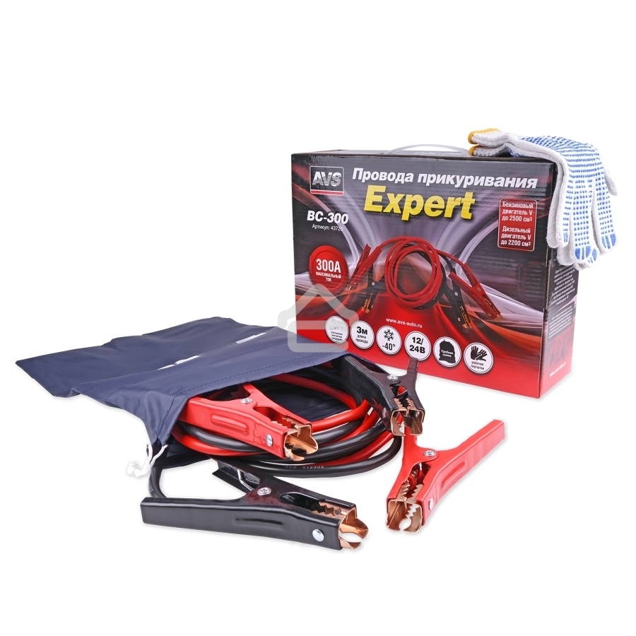 Провода прикуривания AVS Expert BC-300 3м 300А