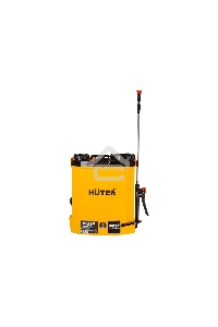Опрыскиватель аккумуляторный Huter SP-12AC, аккумуляторный, ранцевый, 12л, желтый/черный