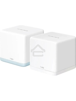 Mesh Wi-Fi система Mercusys Halo H32G(2-pack) AC1200, до 300 Мбит/с на 2,4 ГГц + до 867 Мбит/с на 5 ГГц, комплект 2 шт