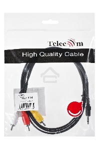Кабель соединительный 3.5 Jack (M)/3 RCA (M) Telecom