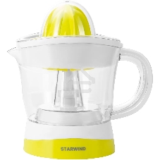 Соковыжималка цитрусовая Starwind SJ 1121 30Вт рез.сок.:700мл. белый/желтый
