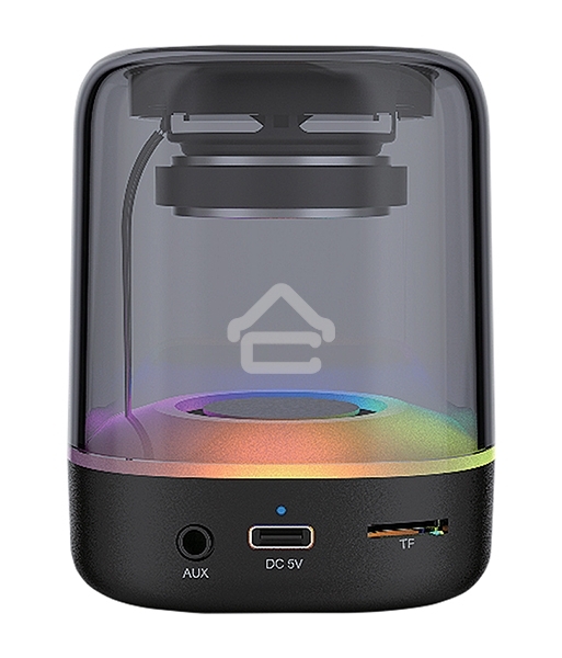 Акустическая система QUMO Plasma mini ВТ 0081 3 ВТ объемное звучание RGB