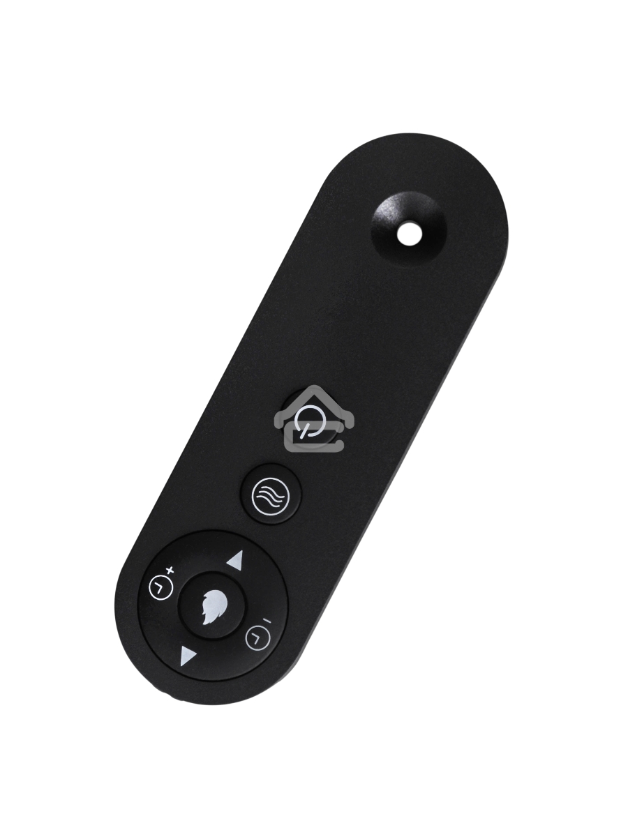 Тепловентилятор HIBERG TSF 3000 B, черный, 2000 Вт, 30 м2, с 3D - камином