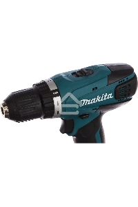 Дрель-шуруповерт Makita DF347DWE Дрель ак,{14.4В,2х1.5Ач Li-ion,БЗП-10мм,0-400\0-1400об\м,30\15Нм,1.4кг,чем,G-серия}