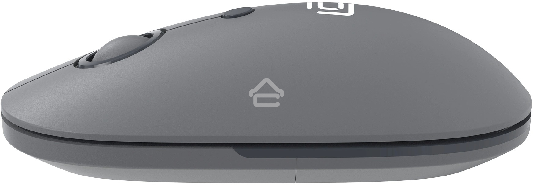 Мышь беспроводная Oklick 408MW графитовый, 1600 dpi, радиоканал, USB, кнопки - 4