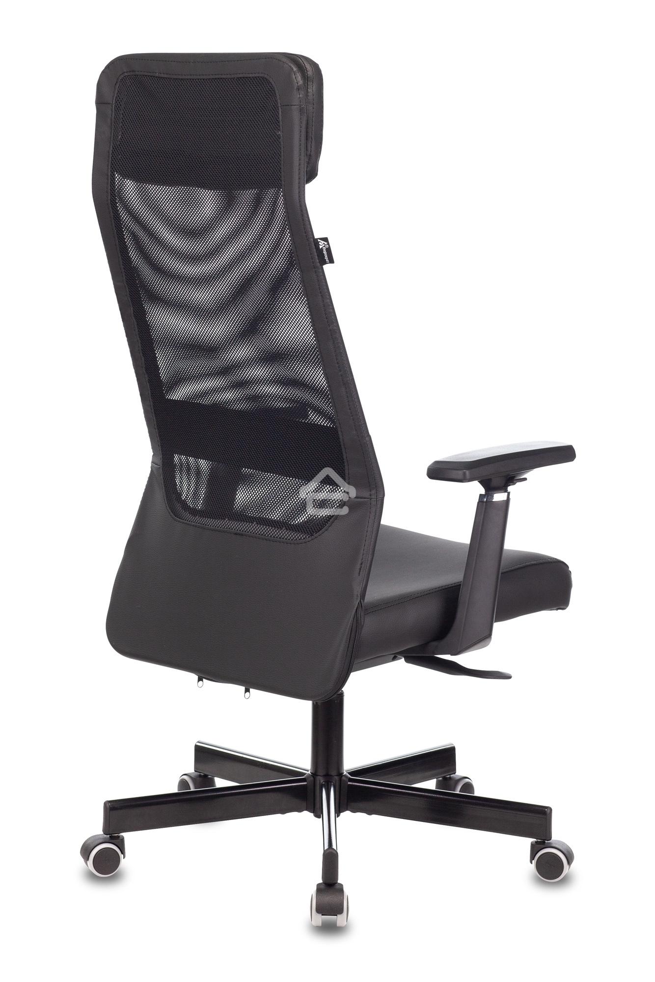 Кресло руководителя Бюрократ T-995/BLACK черный TW-01, искусственная кожа, крестовина металл