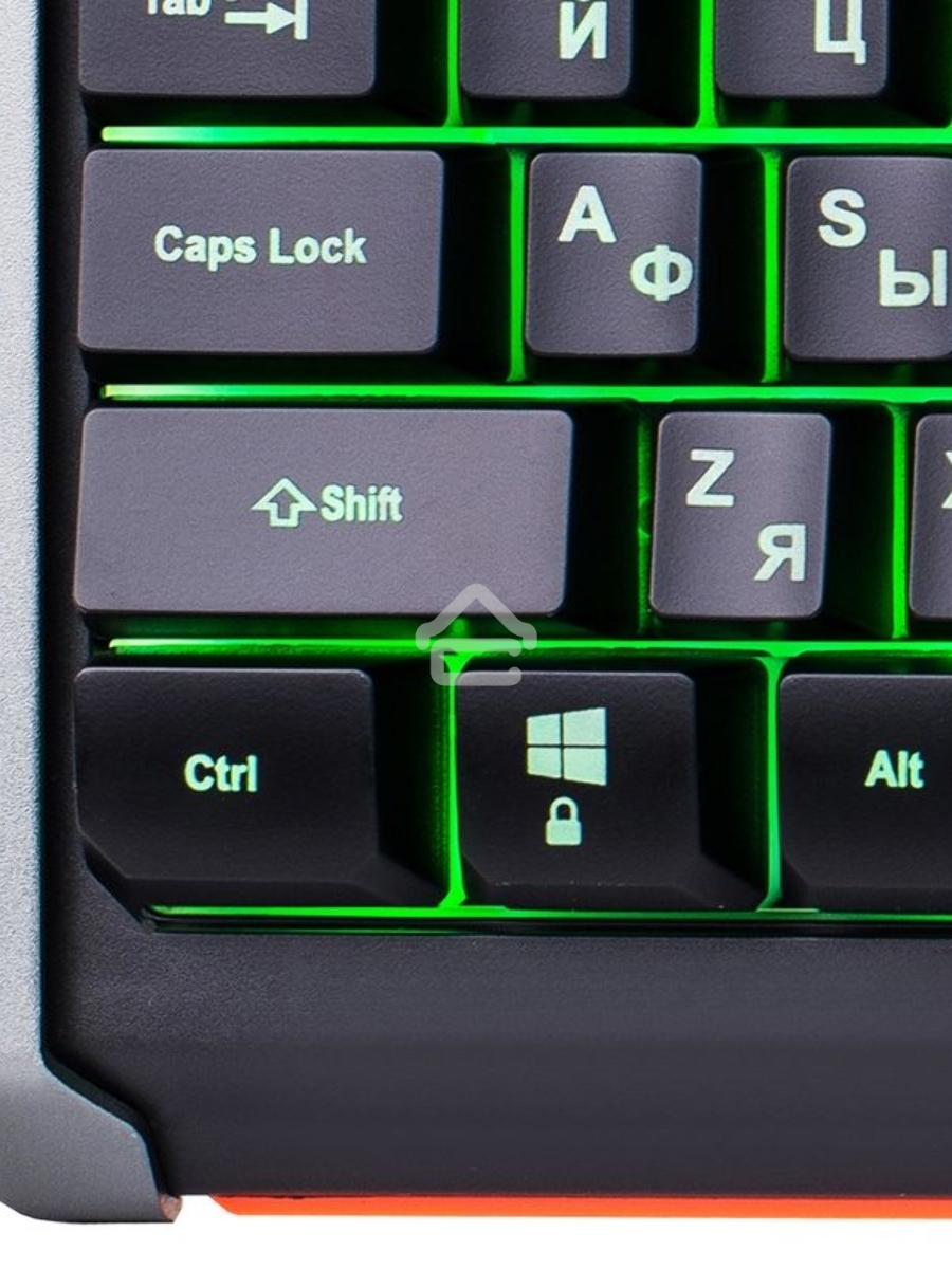 Клавиатура Oklick 717G проводная, USB, черный/серый