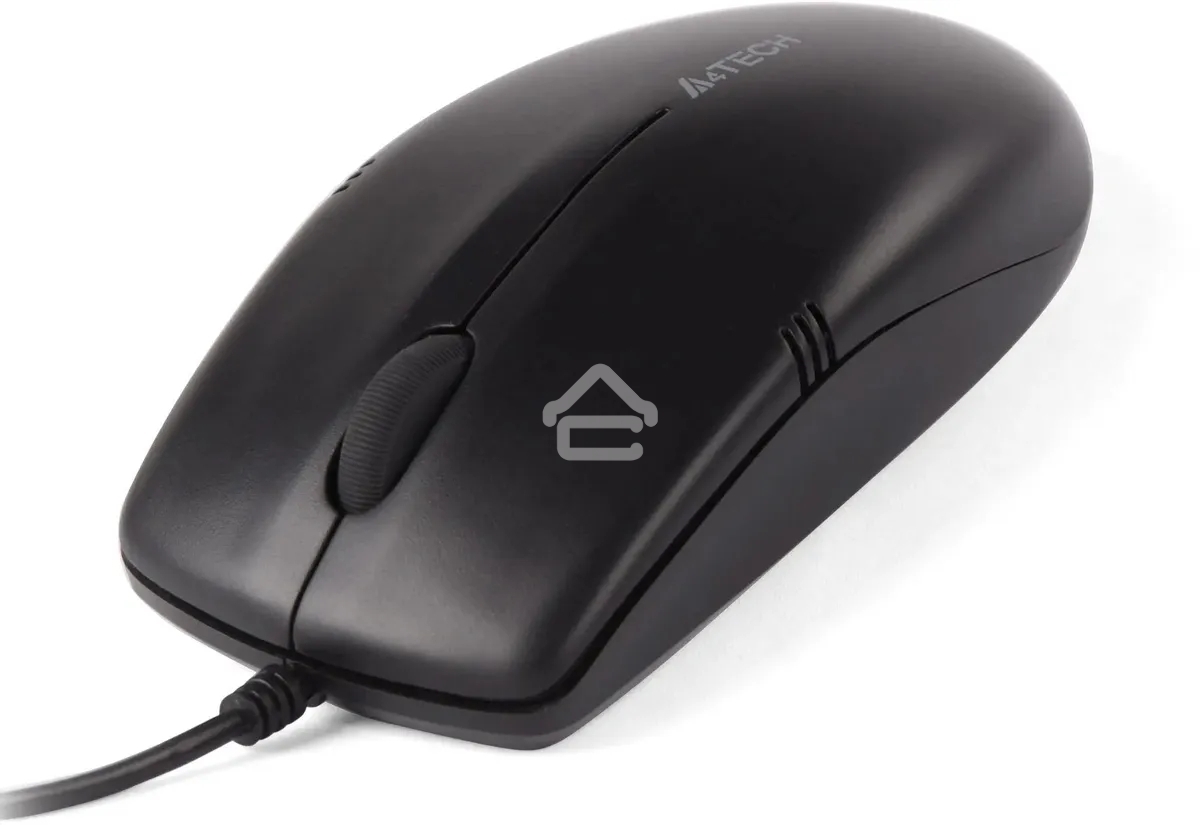 Мышь проводная A4Tech OP-530NUS черный, 1200 dpi, USB, кнопки - 3