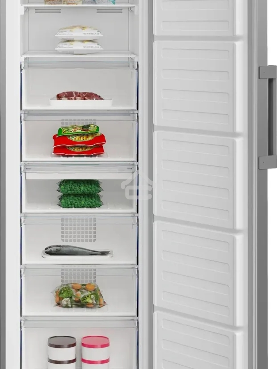 Морозильная камера Beko B3RFNK312S серебристый, 275л, 6 ящиков