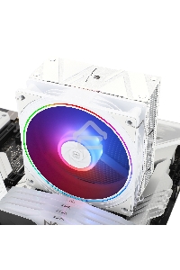 Устройство охлаждения(кулер) Thermalright Assassin Spirit 120 EVO ARGB Soc-AM5/AM4/1200/1700/1851 белый 4-pin 28.2dB Al+Cu 525gr Ret (AS120-EVO-WH)