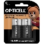Элемент питания алкалиновый C/LR14 1.5В (блист. 2шт) Basic Opticell 5051004