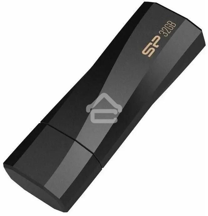 Флешка USB R/W 32Gb Silicon Power Blaze B07, USB 3.0, черный