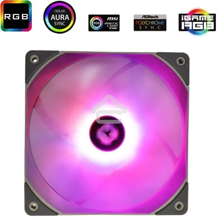 Вентилятор для корпуса Thermalright TL-C14L RGB черный, 140 мм, 1500 об/мин, 26.6 дБ, 4 pin