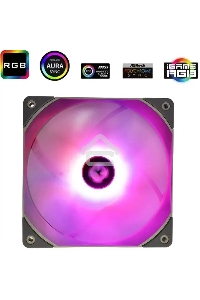 Вентилятор для корпуса Thermalright TL-C14L RGB черный, 140 мм, 1500 об/мин, 26.6 дБ, 4 pin