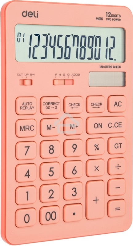 Калькулятор настольный Deli Touch EM01541 красный 12-разр.