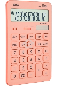 Калькулятор настольный Deli Touch EM01541 красный 12-разр.