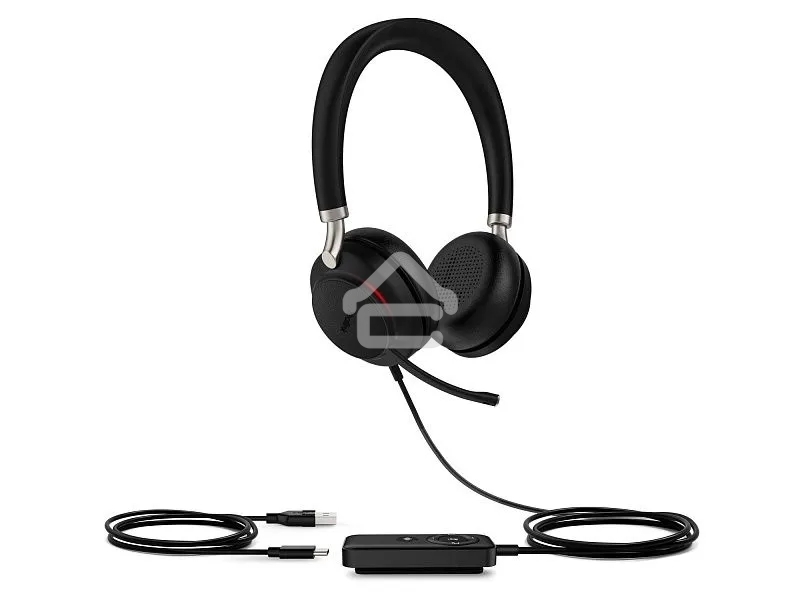 Гарнитура беспроводная USB/Bluetooth Yealink UH38 Dual UC-BAT черный