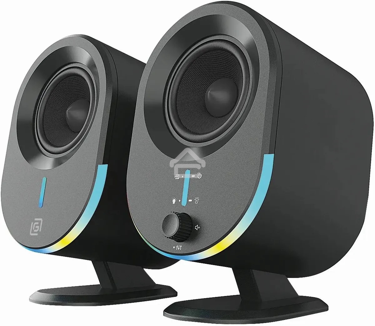 Акустическая система Оклик OK-303A 2.0 черный 20Вт BT