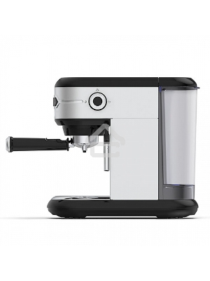 Кофеварка рожковая BQ CM3001 сталь-черный, исп. кофе - молотый, 1 л, 1450 Вт, 15 Бар