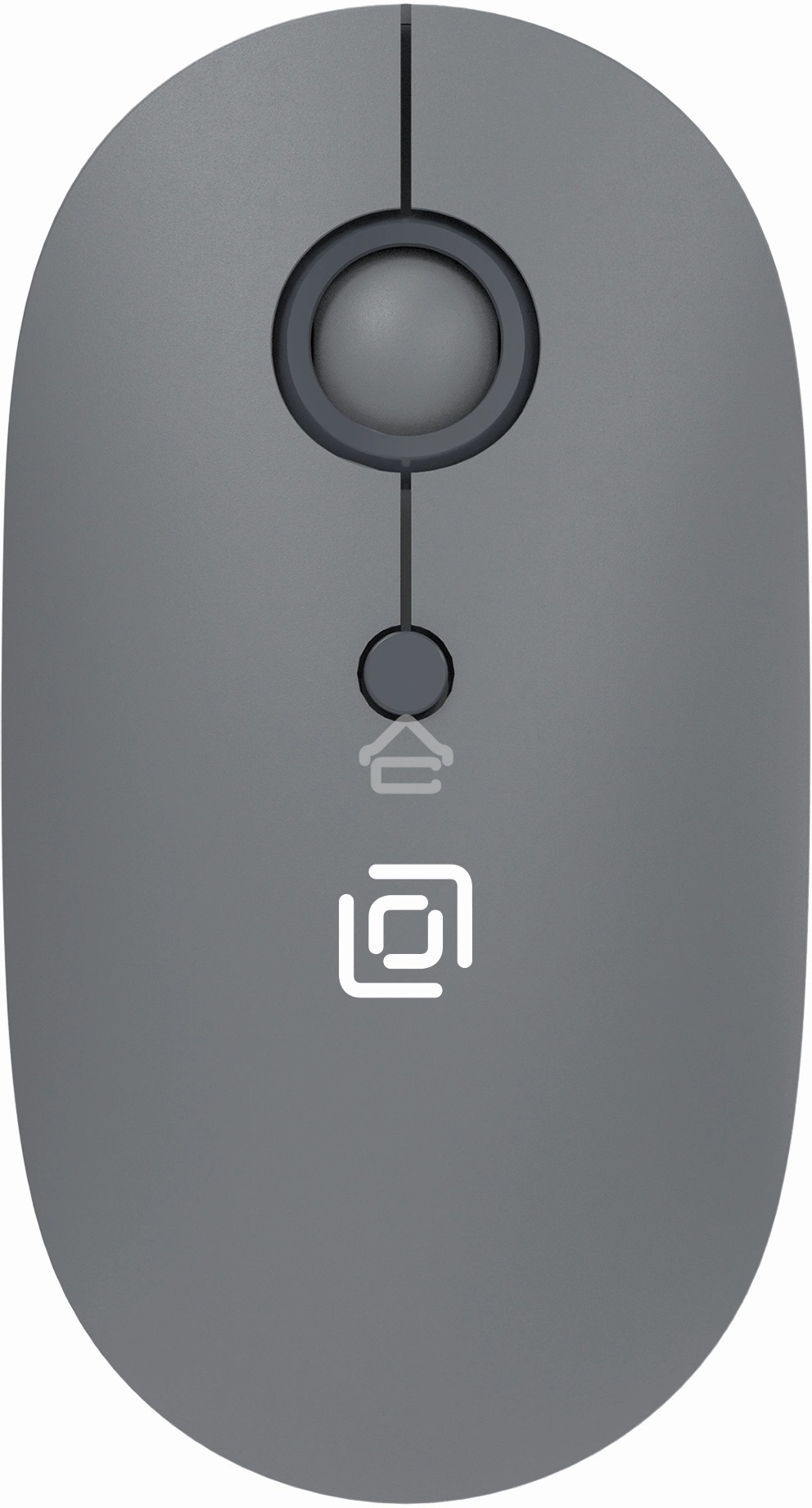 Мышь беспроводная Oklick 408MW графитовый, 1600 dpi, радиоканал, USB, кнопки - 4