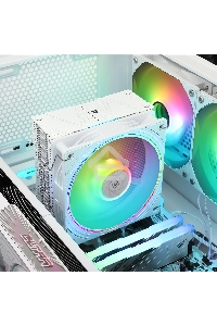 Устройство охлаждения(кулер) Thermalright Assassin Spirit 120 EVO ARGB Soc-AM5/AM4/1200/1700/1851 белый 4-pin 28.2dB Al+Cu 525gr Ret (AS120-EVO-WH)