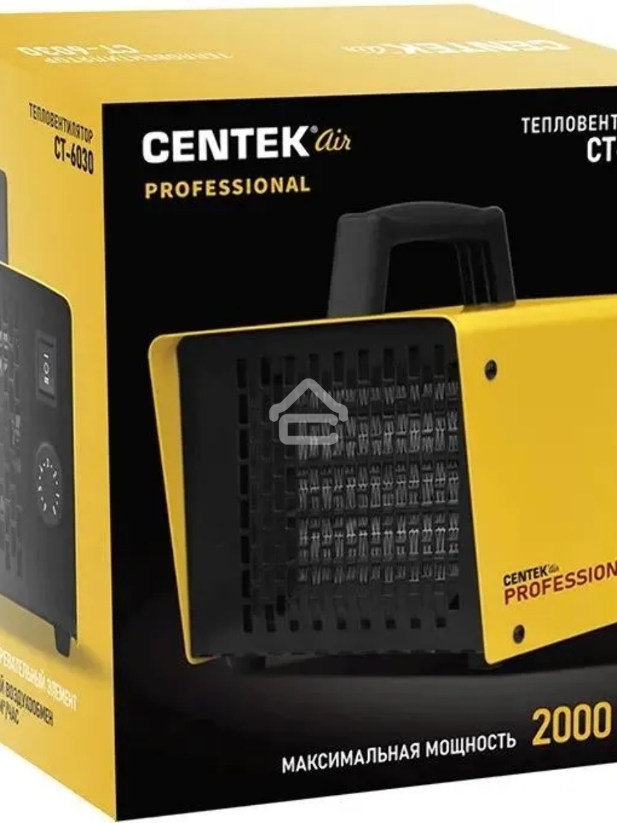 Тепловентилятор Centek CT-6030 2000Вт желтый/черный
