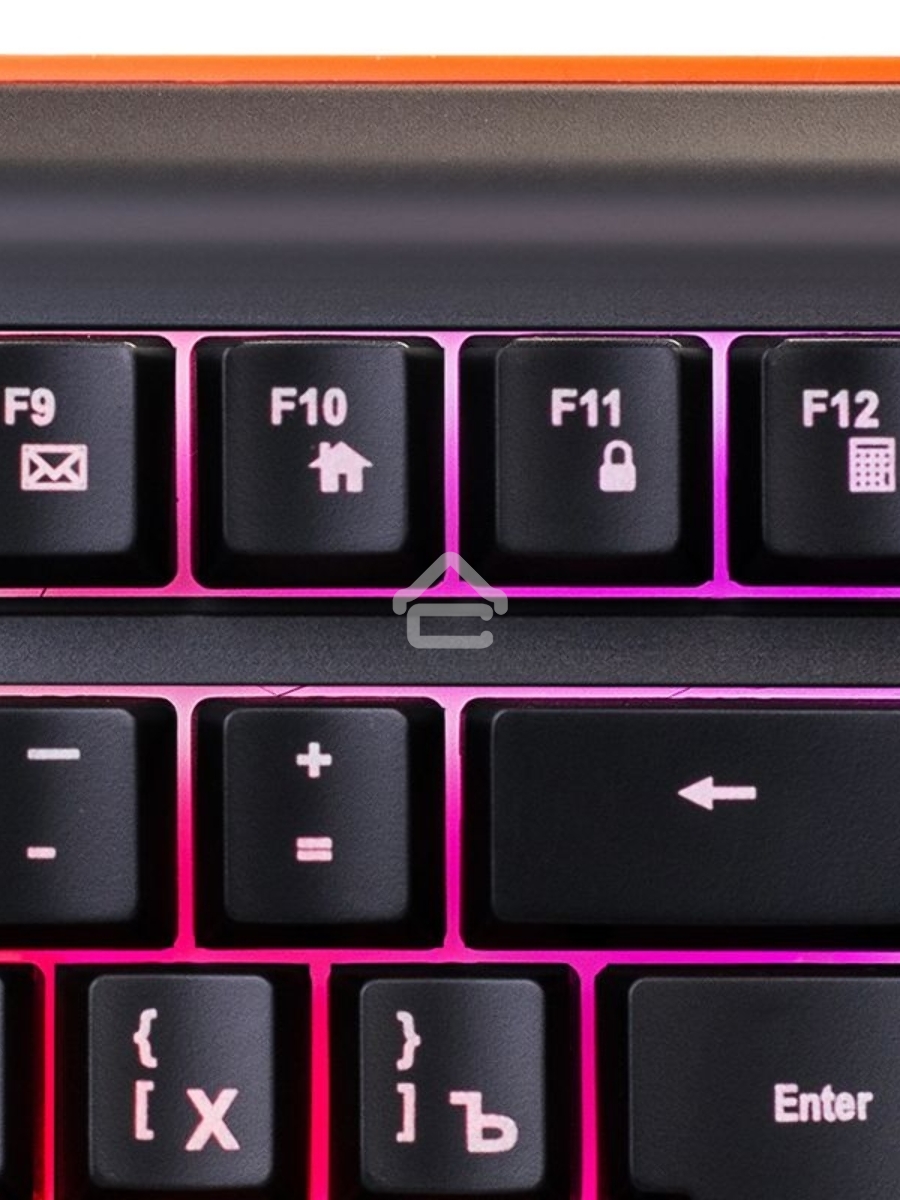 Клавиатура Oklick 717G проводная, USB, черный/серый